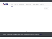 Tablet Screenshot of aief-usa.org